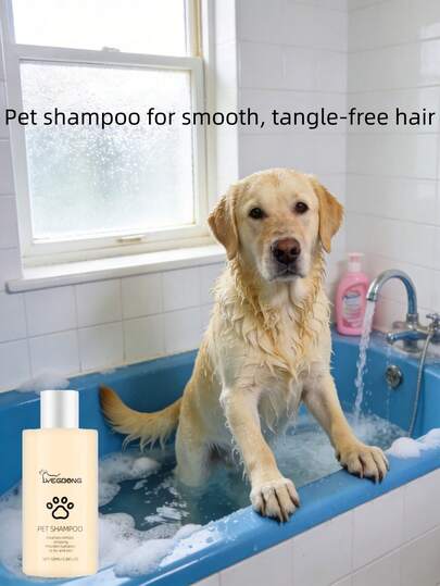 YEGBONG 100 g husdjursschampo, skonsam rengöring, mjukgör päls hos katt och hund, utredande schampo