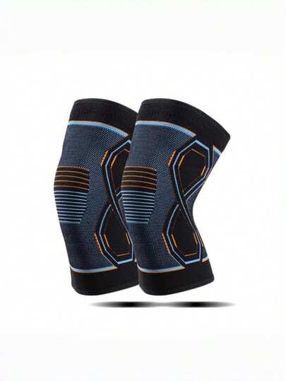 Unisex Breathable 3D Nylon Knitted Knee Pads, Sports Knee Pads Suitable For Fitness, Football, Basketball, Running And Other Sports