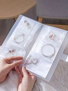 20PCS/Jewelry Accessories Earrings Earrings Transparent Storage Bag For Necklaces Bracelets Rings Anti Oxidation Self Sealing Bag - Clear - View 7
