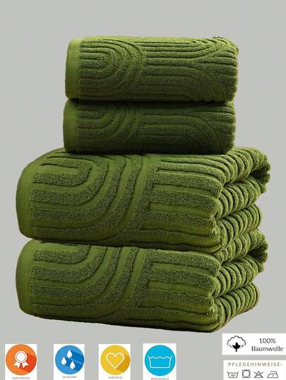 QIBHI 半片提花（轻薄）面料，不厚重，可选作毛巾或浴巾，多种尺寸可选，方便居家、旅行、招待客人使用，毛圈布，吸水性强，柔软舒适，可用作家用洗脸巾或浴巾，适用于浴室、游泳池等场所，也可作为美容院、酒店、运动场所、家居用品等的奢华浴巾，适合护肤用途。