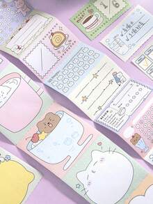 1 Cuộn Giấy Ghi Chú Hình Động Vật Dễ Thương, Loại Kawaii, Thích Hợp Làm Quà Tặng, Văn Phòng, Nhà Cửa, Đánh Dấu, Nhãn Dán, Lớp Học, Đồ Chơi Giải Trí, Sổ Kế Hoạch Học Sinh, Sổ Lưu Niệm Phong Cách Cổ Điển, Nhãn Dán Trang Trí DIY - Nhiều màu - Xem 10