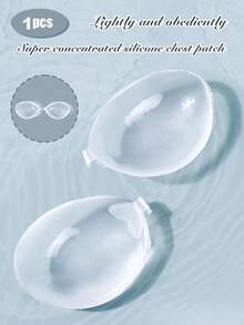 Invisible Silicone Bra Cups, Backless Strapless Adhesive Bra Pads For Wedding Dress, Lift And Enhance Bust
