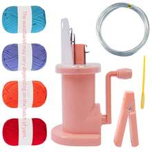 1件装创意编织机便携式手工手链编织工具，装饰编织线轴编织装置，圣诞节DIY礼物，可用于制作帽子、手套、围巾 - 彩色 - 查看 29