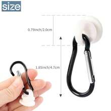 2Pcs Hooks Set Charms Accories For Bogg Bags And  Bag - Insert Hook Holder With Small Key Chain - 白色 - 查看 5