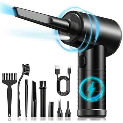 Compred Air Duster 130000RPM Electric Air Duster Replaces Compred Air Cans 3 Speed Cordl Air Blower For Cleaning Computer Keyboard