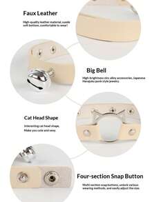 3件套猫咪主题服装套装，包括猫耳朵、毛绒尾巴和手工毛绒头箍。适合万圣节、情人节、复活节和其他节日派对。这款猫咪主题配饰组合套装是送给朋友、家人和同事的绝佳新年和情人节礼物。 - 彩色 - 查看 9