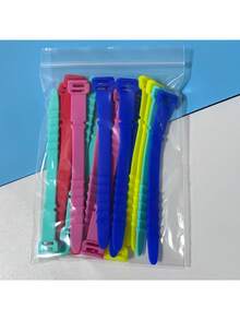20pcs Silicone Cable Ties: Keep Cables Tidy And Untangled! - Multicolor - View 5
