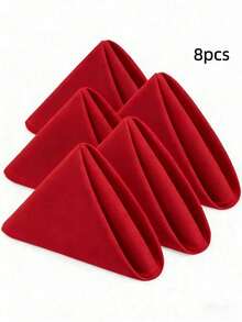 17x17 英寸布艺厨房餐巾，采用聚酯纤维制成，可水洗重复使用，适用于酒店、午餐、餐厅、婚礼、活动、派对和日常使用。 - 彩色 - 查看 17