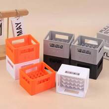 1pc 3D Printed AAA/AA Battery Storage Box - High Capacity, 30/20 Compartments, Durable Plastic Material, Suitable For Home Decor, Christmas & Halloween Gifts, Battery Organizer | Decorative Battery Case | Stackable Design (Batteries Not Included) - Multicolor - View 4