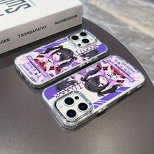Funda de Teléfono Nueva Needy Girl Overdose Hot Game Adecuada para 16 15 14 13 12 11 Pro XXRXXSMAX 8 336 Plus Marco Metálico Plateado Lente Transparente Cubierta Trasera Suave17  17promax - transparente - Ver 3