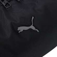 Puma Women's POP Slouchy Hobo Bag, Casual Outdoor Daily Wear Shoulder Bag, 091709-07 - Black - Handwritten Font All-over Print - View 5