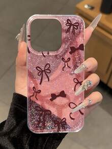 Premium IMD Glitter Gradient Glossy Butterfly Painted Shockproof Phone Case Compatible With IPhone 17pro/17Air /17/17promax 16/11/16pro/16plus/16promax/16e/15Promax/13/14/12/XS/XR/7G/8P, Premium Glitter Gradient Gloss Case Compatible With Iphone 15Promax, New 14 Anti-Fall 13 Male Female 12/11 Ultra-Thin Matte 14promax/11/14/13/Premium Plus Minimalist 15 Soft Silicone Shockproof Phone Protective Case - Multicolor - View 2