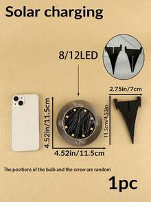 4pcs Waterproof Stainless Steel Solar Buried Lamp, Ground Plug Lawn Lamp For Courtyard, Garden Atmosphere Decor Fall Decor House Decor Outdoor Decor