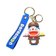 Cross-Border Cartoon Keychain Pendant Cute Ding Dong Cat Plush Car Keychain Bag Gift Wholesale - Nướng - Xem 7
