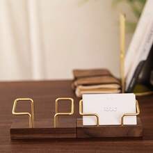 Hộp đựng danh thiếp sức chứa 50 thẻ, thiết kế tối giản và tinh tế để bàn. Thích hợp cho văn phòng tại nhà, trang trí văn phòng, triển lãm, nhà cửa, tiệc tùng, đám cưới, dùng làm giá đựng danh thiếp trong các cuộc họp, giá đựng danh thiếp trong các dịp lễ, đế trưng bày danh thiếp mạ điện. - Nhiều màu - Xem 4