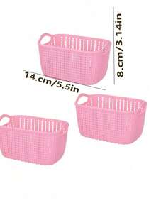 2 PIEZAS/3 PIEZAS/Estilo Ins Cesta de almacenamiento a prueba de viento 3 Piezas Organizador multifuncional resistente a la humedad para categorizar cosméticos, bocadillos y artículos varios Caja de almacenamiento estilo nórdico adecuada para dormitorio y sala de estar Cesta organizadora esencial para el hogar Compatible con 11 fiestas importantes Opción de regalo perfecta