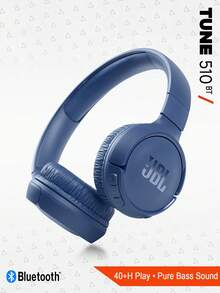 JBL Auriculares inalámbricos Bluetooth Tune 510BT con diadema, de hasta 40 horas de batería, ligeros, conexión multipunto, micrófono para llamadas, plegables, cómodos, compatibles con Android e iOS - Azul - Ver 9
