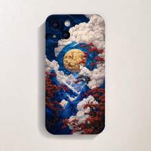 Fashionable and trendy phone case. Unique Japanese-style pattern. Compatible with iPhone 17 Pro Max/Pro/Air, 16, 16 Plus, 15, 14 Pro Max, 13, 12, 11 and  galaxy S22/23/24/25 Ultra EDGE models. Matte texture, smooth to the touch, offering drop protection, scratch resistance, and camera lens protection. Provides all-around protection for your phone. A perfect gift choice. - 日本のエリアフロステッドエンジェルアイ - ホワイト - WXYLJJ1(170) - チェックする 2