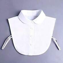 4pcs/1pc Detachable Collar, Unisex - Fashionable Fake Shirt Collar, Half Fake Collar, Versatile And Easy To Wear, Ideal Gift For Friends, Family, And Colleagues - Size L - View 6