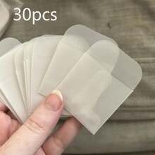 60/50/30/10 Translucent Mini Envelopes For Jewelry, Self-Sealing Paper Bags For Rings, Necklaces, Earrings, Seed Storage, And Coin Protection, Coin Storage | Clear Packaging | Self-Sealing Envelopes - Multicolor - View 11