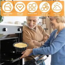 4 pulgadas Mini Calabaza, Mini Molde para Pastel, Molde para Pastel Pequeño Antiadherente, Herramienta de Horneado Circular, Mini Molde para Pastel. - Multicolor - Ver 3