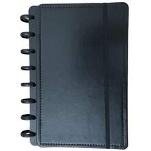 Smart Notebook A5 Black Planner Diary Detachable Refill Removable Discs Study Cover - màu đen - Xem 1