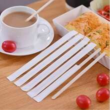 14cm Thick, Clean & Hygienic Coffee/Tea/Milk Powder Stirring Sticks, Individually Packaged, DIY Craft Supplies - Multicolor - View 7