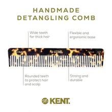 92T Tortoise Wide Tooth Detangler Combs Men And Women, Hair Comb Curly And Wavy Hair And Wet Or Dry, Large Wide Tooth Dressing Comb, Handmade, Saw - Cut, Hand Polished, Made In - 1 Pack + Yellow Tokyo - View 6