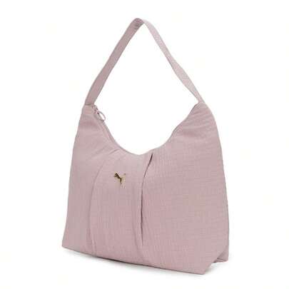 Puma 女士包UP-Slouchy-Hobo-Bag簡約日常休閒通勤戶外穿搭單肩包092180-02