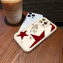 Funda para teléfono con diseño de futbolista en acción. Compatible con fundas para teléfonos ,  17,  16 Pro Max,  15 Pro Max,  13 y  12. Fabricada en TPU, ofrece protección contra golpes y caídas. Un regalo ideal para familiares, amigos, parejas, novios/novias y para los amantes del deporte. - Blanco - Ver 5