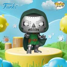 Funko POP 漫威神奇四侠反派毁灭博士 Q 版人偶，玩具，人偶，礼物 - Doctor Doom - 查看 3