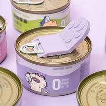 1 Peça Abridor de Lata para Animais de Estimação, Ferramenta Portátil Abridor de Latas com Cabo Antiderrapante, Adequado para Latas de Ração de Gato/Cachorro, Utensílio de Cozinha de Plástico Durável, Fácil de Limpar - Multicolorido - Visão 3