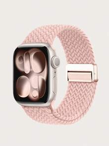 磁吸编织弹力表带，兼容 表带 38mm 40mm 41mm 42mm 44mm 45mm 46mm 49mm，男女通用；柔软尼龙单圈磁吸运动表带，兼容 Series 11 10 9 8 7 6 5 4 3 2 1 SE Ultra。 - 彩色 - 查看 15