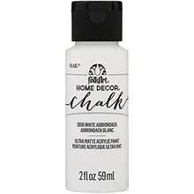 FolkArt Home Decor Chalk Furniture & Craft Paint In Assorted Colors, 2 Oz, White Adirondack - / - View 1