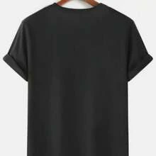 Camiseta Feminina Bateria Professora 100% Algodão Confortável, Moda Casual - Preto - Visão 3