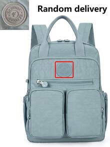 多隔层尼龙背包，可装15.6英寸笔记本电脑，轻便多口袋书包，多功能日用背包，大容量旅行包，便捷通勤包，适合学生、中小学生、护士、教师、商务人士、旅行、通勤、购物、办公、约会、徒步、健身、工作、生日/节日礼物 - 彩色 - 查看 11