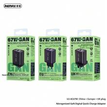 REMAX GaN digital fast charging charger 1A+1C U2 - AC67W - 查看 4