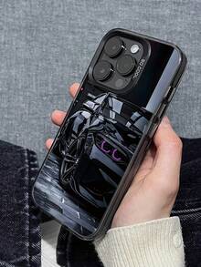 全新创意时尚IMD激光手机壳系列，黑色汽车搭配紫色灯光图案，经典混合材质，防震防滑，兼容 17/17Air/17Pro/17ProMax、16/16Plus/16ProMax、15、14、13、12、11系列，也适用于Galaxy S22、S23、S24、S25 Plus Ultra系列，是复活节礼物、圣诞节/万圣节装饰/生日礼物的理想之选，送给情侣、女朋友、男朋友、朋友或自己都非常合适。国际版，非国内版。 - 黑色 - 查看 2