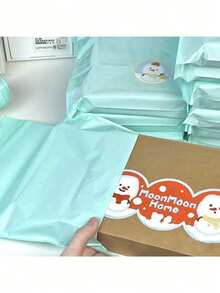 20 قطعة أكياس تغليف صلبة مقاومة للماء سميكة، أكياس متعددة الاستخدامات بسيطة مناسبة للمدرسة والمكتب والشحن والبريد - 20 قطعة - مشاهدة 11