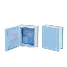 Flip-Cover Jewelry Box, European Creative Magnetic Pearl Pendant Storage Box