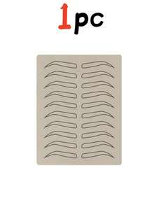 5 Packs Microblading Practice Skin, Ink-Free Silicone Tattoo Skin For Eyebrow Microblading/Tattoo/Makeup Practice, Beginner Eyebrow Microblading Practice Tool, Microblading Supplies, Soft Silicone Permanent Makeup Learning Skin - Apricot - View 10