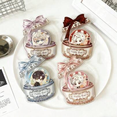 Acrylic Badge Display Storage Box, High-Quality Photo Prop, Ideal For Gifts, Festivals, Birthdays