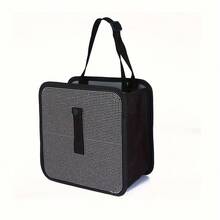 1个镶钻装饰可折叠车载垃圾桶，多功能悬挂式后座储物整理器及装饰品，适用于大多数轿车和卡车 - A - 查看 10