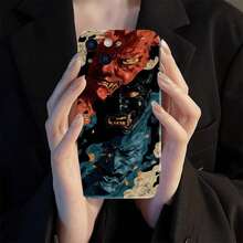 Fashionable and trendy phone case. Unique Japanese-style pattern. Compatible with iPhone 17 Pro Max/Pro/Air, 16, 16 Plus, 15, 14 Pro Max, 13, 12, 11 and  galaxy S22/23/24/25 Ultra EDGE models. Matte texture, smooth to the touch, offering drop protection, scratch resistance, and camera lens protection. Provides all-around protection for your phone. A perfect gift choice. - 日本製マットエンジェルアイ - ブラック - WUWDJJ1(166) - チェックする 4