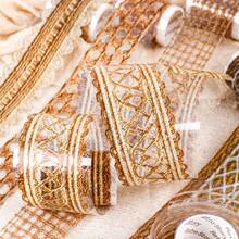 1卷2米编织绳主题剪贴簿胶带，复古创意美学贴纸，DIY装饰拼贴工艺用品，节日礼物，个性化剪贴簿学校文具 - 彩色 - 查看 6