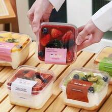 10/20pcs Mousse Cake Boxes, PET Material Food Packaging Boxes, Flip-Top, Transparent, Can Accommodate Tiramisu, Soy Milk, Mousse Cakes, Suitable For Bakeries And Restaurants - Multicolor - View 6