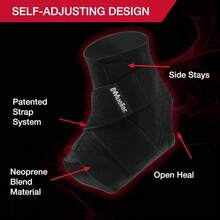 Mueller Adjustable Ankle Stabilizer Black OSFM - As Pic - View 6
