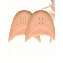1 Pair Silicone Toe Protectors, Suitable For High Heels & Ballet, Soft Cushion Adjustable Size, Anti-Friction Breathable Forefoot Pads - Màu be - Xem 6