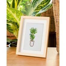 PeakLuv 12 Pcs Green Plants Diamond Painting Kits, Small Diamond Art Kits For Adults Beginners, 5D DIY Square Drill Diamond Dots, Quickly Finishable Mini Gem Art For Home Wall Desktop Decor, 6X7in - LZ003 - 查看 9