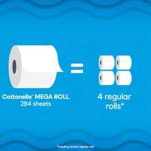 ⭐Mother's Day Cottonelle Ultra Clean Toilet Paper,24 Family Mega Rolls = 132 Regular Rolls,9 Mega Rolls = 36 Regular Rolls,4 Extra Large Rolls (Equivalent To 16 Regular Rolls) - Ultra Clean Care With A Wavy Texture, Effectively Cleans, Septic TankSafe And Clog-Proof, Soft And Strong, Value Pack. Cottonelle Toilet Paper, Extra Large Rolls, Septic TankSafe Paper, Clog-Proof, Soft And Strong, Ultra Clean Texture, Flushable Toilet Paper,Packaging May Vary - 多色 - 查看 11